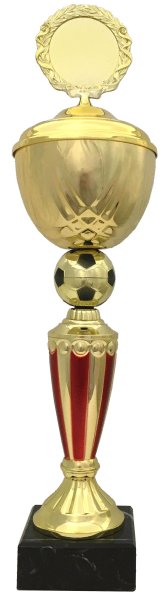 Pokal Fußball 73471 - Gold/Rot - 34,0cm-50,0cm