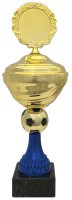 Pokal Fußball 73401- Gold/Blau- 23,5cm-38,0cm