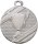 Medaille D106 - 3,2cm - mit individuellem Medaillen-Aufkleber und Band - lose geliefert
