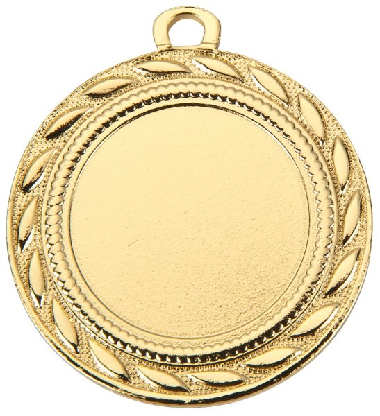 Medaille D109 - 4cm - mit individuellem Medaillen-Aufkleber und Band - lose geliefert