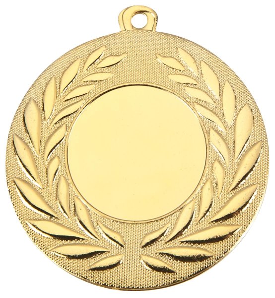 Medaille D111 - 5cm - mit individuellem Medaillen-Aufkleber und Band - lose geliefert