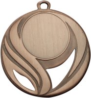 Medaille DI5006 - 5cm - mit individuellem Medaillen-Aufkleber und Band - lose geliefert