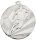 Medaille D112A - 5cm - mit individuellem Medaillen-Aufkleber und Band - lose geliefert