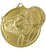 Medaille MMC46050 - 6x5cm - Fußball Medaille