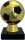 Pokal Fußball 41401 - Gold - Silber - 9,5cm