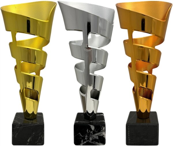 Pokal 84170KA - Gold - Silber - Bronze - 27,0cm