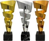 Pokal 84170KA - Gold - Silber - Bronze - 27,0cm