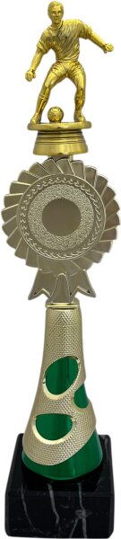 Pokal Fußball 95740 - Gold/Grün - 32,0cm-36,0cm