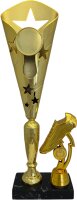 Pokal Fußball 96070 - Gold - Silber - Bronze - 42,0cm