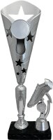 Pokal Fußball 96070 - Gold - Silber - Bronze - 42,0cm