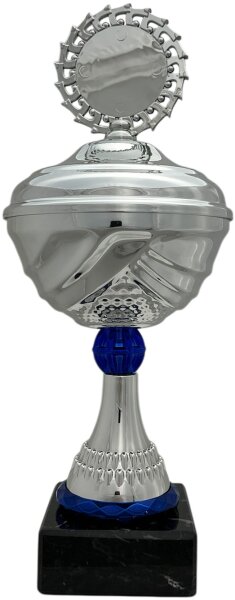 Pokal 80240 - Silber/Blau - 25,0cm-35,0cm