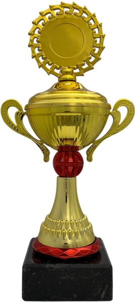 Pokal 80480 - Gold/Rot - 23,5cm-27,5cm