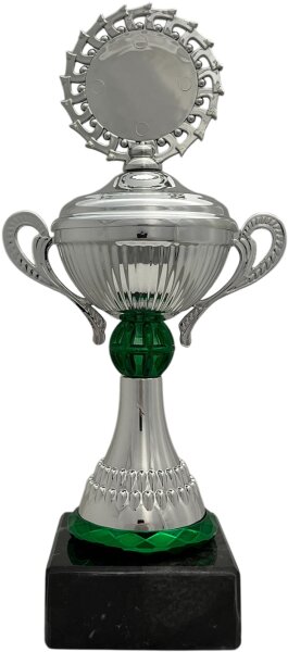 Pokal 80580 - Silber/Grün - 23,5cm-27,5cm