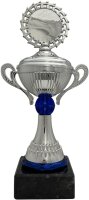 Pokal 80600 - Silber/Blau - 23,5cm-27,5cm