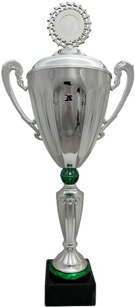 Pokal 81440 - Silber/Grün - 39,0cm-57,5cm