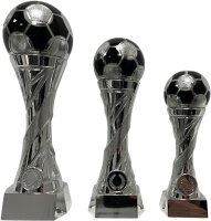 3er Pokalserie Fußball 694 - Silber - 19,0cm-27,0cm