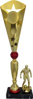 3er Pokalserie Fußball 96090 - Gold/Rot -...