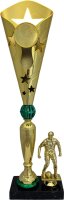 3er Pokalserie Fußball 96100 - Gold/Grün -...