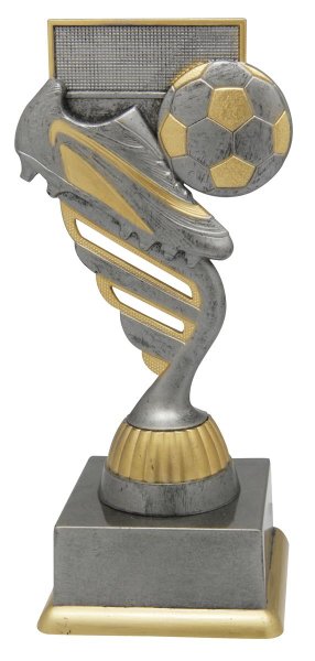 Pokal Figur Fußball PF201 - Resin Figur - ab 15,5 cm - in 3 verschiedenen Sockelhöhen
