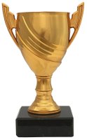 Pokal 41251KA - Gold - Silber - Bronze - 12,0cm