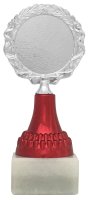 Pokal 70071 - Silber/Rot - 13,0cm-16,5cm