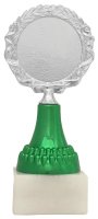 Pokal 70081 - Silber/Grün - 13,0cm-16,5cm