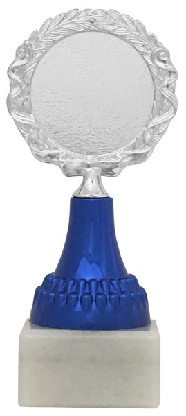 Pokal 70091 - Silber/Blau - 13,0cm-16,5cm