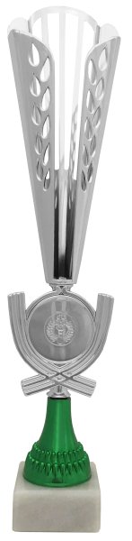 Pokal 70301 - Silber/Grün - 40,0cm-43,0cm