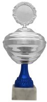 Pokal 71291 - Silber/Blau - 20,5cm-35,5cm