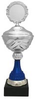 Pokal 71651 - Silber/Blau - 25,0cm-36,0cm