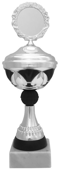 Pokal 71701 - Silber/Schwarz - 25,0cm-37,0cm