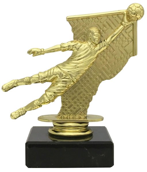 Pokal Fußball Torhüter 41155 - Gold - 12,0cm