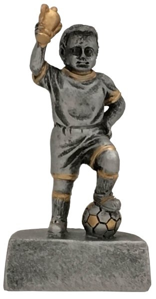 Pokal Fußball Kinder 688 - Resinfigur - 9,0cm
