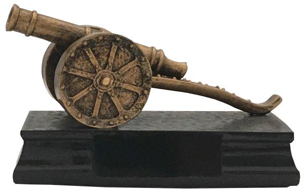 Pokal Fußball Torschützenkanone 686 - Resinfigur - 12,0cm