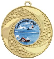 Medaille WS635 - 5cm - mit individuellem Text, Band und...