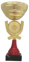 Pokal 70441 - Gold/Rot - 18,0cm-24,0cm