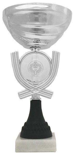 Pokal 70521 - Silber/Schwarz - 18,0cm-24,0cm