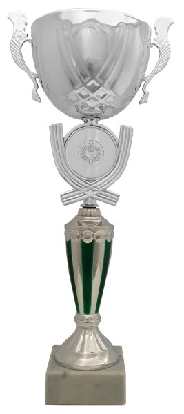 Pokal 70961 - Silber/Grün - 31,0cm-37,5cm