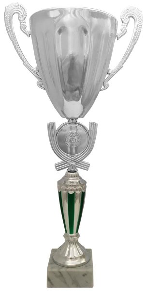 Pokal 71081 - Silber/Grün - 37,5cm-44,0cm