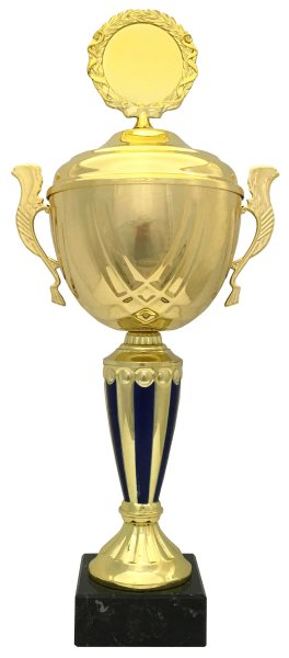 Pokal 72291 - Gold/Blau - 34,0cm-40,0cm