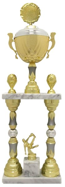 Säulenpokal 72651 - Gold/Silber - 56,5cm-65,0cm
