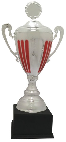 Pokal 60038 - Silber/Rot - 53,5cm