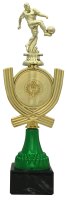 Pokal mit Figur 72961 - Gold/Grün - 24,0cm-28,0cm